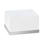 image of Cal-Mil 3026-55 Luxe Display Riser, 12"W X 10"D X 6.5"H, Rectangular, Metal Body