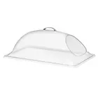 image of Cal-Mil 322-10 - Clear Polycarbonate Dome Display Cover, 10" W x 12" D x 4½" H, Cut-Out End