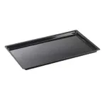 image of Cal-Mil 325-12-13 Bakery Display Tray, 12" W x 20" D x 1" H Rectangular Acrylic, Black, BPA‑Free