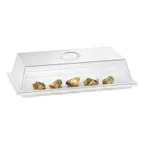 image of Cal-Mil 327-12 Clear Polycarbonate Display Cover 12" W x 20" D x 4" H Flat-Top Lift-Off BPA-Free
