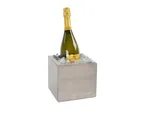 image of Cal-Mil 3360-6-110 Aspen Ice Bucket, 7" x 7-3/4" x 7" H, Gray‑Washed Pine Wood, Gray Finish