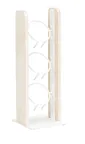image of Cal-Mil 3411-113 Vertical 3 Cylinder Display, 7.25"W X 7.75"D X 20.5"H, White-Washed Pine Wood, Newport