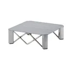 image of Cal-Mil 3417-3 Industrial Risers, 10"W X 10"D X 3"H, Square, With Legs