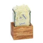 image of Cal-Mil 3427-3-99 Madera Single Jar Riser, 4.5"W X 4.5"D X 3"H, Square, Glass Jar