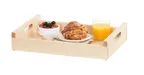 image of Cal-Mil 3454-1217-71 Blonde Roomservice Tray, 17.25"W x 12.5"D, Maple Color Finish, Wood