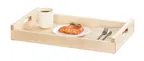 image of Cal-Mil 3454-1220-71 Blonde Roomservice Tray, 23.25"W x 14.5"D, Maple Color Finish, Wood