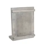 image of Cal-Mil 3483-811-110 Aspen Card Holder, 8x11, Gray-Washed Pine Wood Menu Stand