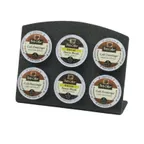 image of Cal-Mil 3485-6-13 Classic K-Cup® Holder, 6.75"W X 2"D X 5.5"H, Accommodates (6) K-Cups, Abs