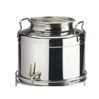 image of Cal-Mil 3497-3BEV Beverage Dispenser, 3 Gal, 14"W x 14"D x 11"H, Stainless Steel Screw Lid BPA-Free