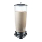 image of Cal-Mil 3521-1-13 Wall-Mount Powder Dispenser, 5L, 6"W x 6"D x 16"H, Black, Cassettes (2-7 tsp.)