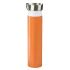 image of Cal-Mil 3614-55 Luxe Pitcher, 33 oz. Capacity, 4 Dia. x 10 H, Polycarbonate Body, Stainless Steel Pour Spout
