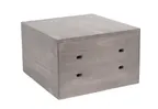 image of Cal-Mil 3628-7-110 Aspen Crate Riser, 12" X 12" X 7"H