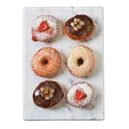 image of Cal-Mil 3629-1511-81M Mid-Century Tray, 14.75"W x 10.75"D, Rectangular, Faux Carrara Marble Finish, Melamine