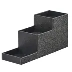 image of Cal-Mil 3665-13 Bottle Riser, 4.5"W X 14.25"D X 6"H, Rectangular, 3-Tier