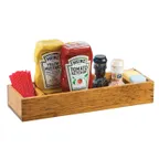 image of Cal-Mil 3669-99 Madera Table Caddy, 15.75"W X 5"D X 2.5"H (3) Section, Rectangular