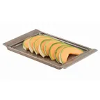 image of Cal-Mil 3672-1123 Cold Concept Tray, 23.5"W X 11.5"D X 1.5"H, Rectangular, Flared Ends