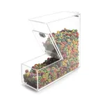 image of Cal-Mil 373 Classic Topping Bin – 4" W x 11" D x 11" H BPA-Free Plastic, Stackable, Magnetic Lid