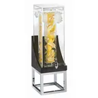 image of Cal-Mil 3804-3INF-87 Beverage Dispenser, 3‑Gallon, 8"W x 8"D x 26"H, Acrylic, Ash Gray, BPA‑Free