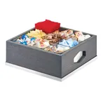 image of Cal-Mil 3809-83 Ashwood Condiment Organizer, 12"W X 12"D X 6"H (9) Section, Square