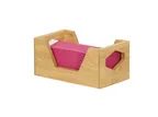 image of Cal-Mil 3810-21 Sydney Napkin Holder, 9" W x 5" D x 4.5" H, Oak Wood Construction