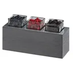 image of Cal-Mil 3836-3-83 Ashwood Action Station Jar Unit, 15.75"W X 5.5"D X 8.75"H, Rectangular
