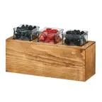 image of Cal-Mil 3836-3-99 Madera Action Station Jar Unit, 15.75"W X 5.5"D X 8.75"H, Rectangular
