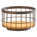 image of Cal-Mil 3911-10-84 Sierra Accent Bowl, 10" Dia. X 6"H, Round, Rustic Pine
