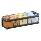 image of Cal-Mil 3926-84 Sierra Condiment Organizer, 12-5/8"W X 4-7/8"D X 2.75"H, Rectangular (3) Section