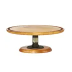 image of Cal-Mil 4310-5-99 Madera Cake Stand, 12-3/4" Dia. X 5"H, Rustic Pine