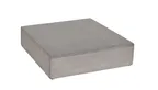 image of Cal-Mil 432-3-110 Aspen Riser, 12" X 12" X 3.25"H, Square, Gray-Washed Pine Wood