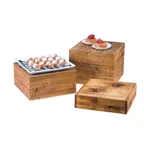 image of Cal-Mil 432-6-99 Madera Display Crate/Riser, 12"W X 12"D X 6"H, Cube, Flip To Utilize As Crate