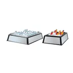 image of Cal-Mil 463-18-13 Econo‑Tuff Ice Pan Housing, 18" W x 26" D x 6" H, Black, Poly Pan, Insulated