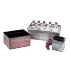 image of Cal-Mil 475-10-51 Ice Display – 10"W x 12"D x 6.5"H Copper Stainless Steel With Polycarbonate Pan