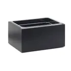 image of Cal-Mil 475-10-96 Midnight Bamboo Ice Housing, 10" W x 12" D x 6½" H Display, Wood Poly Pan