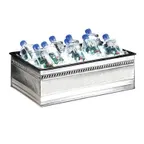 image of Cal-Mil 475-12-55 Stainless Steel Ice Housing 12" W x 20" D x 6.5" H with Polycarbonate Pan
