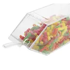 image of Cal-Mil 492-N Topping Bin, Clear Acrylic, 4½"W x 11"D x 5½"H, Notch, BPA‑Free Plastic