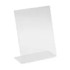 image of Cal-Mil 513 Classic Display Easel, 8.5" x 11"H, Clear Acrylic Menu Card Holder