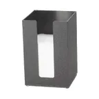 image of Cal-Mil 635-13 Acrylic Napkin Holder, 5½" Square x 8" High, Holds 5" Napkins, Black Finish