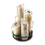 image of Cal-Mil 723 Cereal Dispenser, 14.7L Capacity, 12" Dia X 20" H, Cylinders On BPA-Free Plastic Base
