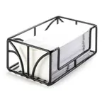 image of Cal-Mil 808-13 Paper Towel Holder, Tabletop, 10"W X 6"D X 4"H, Black Powder Coated Wire