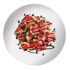 image of Cal-Mil GT12 Mirror Tray – 12" Diameter, 1/4" Height, Round Rimless Glass, Serving Display