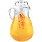 image of Cal-Mil JC102 Gourmet Pitcher, 3/4 Gallon Capacity, 11" Diameter, Removable Ice Chamber/Infusion Chamber