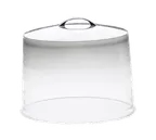 image of Cal-Mil P311 Clear Acrylic Pie Cover, 12" Dia x 9" H, BPA‑Free Plastic, Transparent Flat‑Top