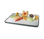 image of Cal-Mil RR243 - Gourmet Mirror Tray, 24" W x 18" D x 1" H Rectangular Glass