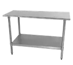 image of Advance Tabco TTS-302-X 24" Open Base Work Table, Stainless Steel Base / Flat Top - Flyer