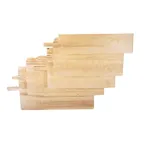 image of American Metalcraft 1636 Pizza Peel – Rectangular 16" x 29½" Wood Blade, 36" Length, Wood Handle
