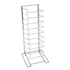 image of American Metalcraft 19030 Pizza Pan Rack – 11 Shelf, 5‑15 Pans 10‑17″ x 2¼″, Steel, 27½″ Height