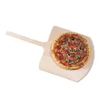 image of American Metalcraft 3218 Pizza Peel – 18" X 17½" Wood Blade, 32" Length, Wood Handle, Rectangular