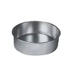 image of American Metalcraft 3806 - 6" Round Cake Pan, 3" Deep, 14‑Gauge Aluminum, Wash Only