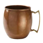 image of American Metalcraft ACMH - Mule Mug, 14 oz (2-3/4" Dia × 3-1/2" H), Antique Copper, Hammered